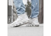 Кроссовки Nike Air More Uptempo Triple White - Фото 5