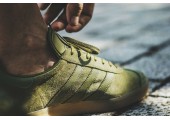 Кроссовки Adidas Gazelle Olive Green - Фото 4
