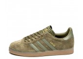 Кроссовки Adidas Gazelle Olive Green - Фото 1