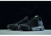 Кроссовки Nike KD 10 All Black Samurai - Фото 6