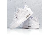 Кроссовки Nike Air Max 90 Premium White/Metallic Silver - Фото 6