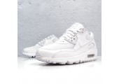 Кроссовки Nike Air Max 90 Premium White/Metallic Silver - Фото 8