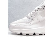 Кроссовки Nike Air Max 90 Premium White/Metallic Silver - Фото 4