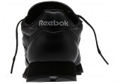 Кроссовки Reebok Classic Leather All Black - Фото 4