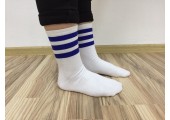 Носки White with Blue Lines - Фото 2