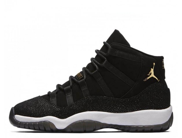 Баскетбольные кроссовки Air Jordan 11 PRM Heiress Black Stingray