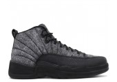 Баскетбольные кроссовки Nike Air Jordan 12 Retro Grey/Black - Фото 1