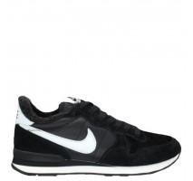 Кроссовки Nike Internationalist Black/White С МЕХОМ