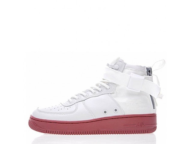 Кроссовки Nike SF Air Force 1 Utility Mid White/Gum