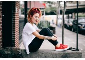 Кроссовки Puma Suede Platform Core Red - Фото 7