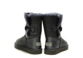 UGG Bailey Button Leather Grey - Фото 4
