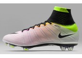 Футбольные бутсы Nike Mercurial Superfly Radiant Reveal FG White/Black/Volt/Total Orange - Фото 2