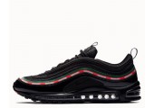 Кроссовки Undefeated x Nike Air Max 97 Black - Фото 1