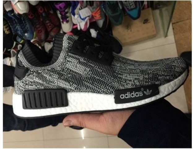 Кроссовки Adidas Originals NMD Runner Motled Noir Blanc