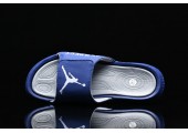 Шлепанцы Off White x Jordan Hydro 6 Blue - Фото 9