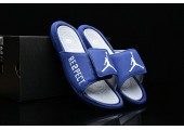 Шлепанцы Off White x Jordan Hydro 6 Blue - Фото 4