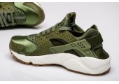Кроссовки Nike Air Huarache Run Premium Palm Green/Legion Green-Sail - Фото 1
