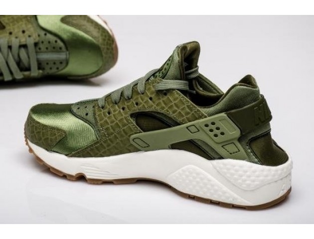 Кроссовки Nike Air Huarache Run Premium Palm Green/Legion Green-Sail