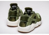 Кроссовки Nike Air Huarache Run Premium Palm Green/Legion Green-Sail - Фото 4