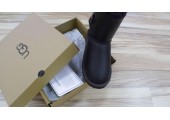 UGG BAILEY BUTTON II BOOT LEATHER BROWN - Фото 5