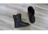 UGG BAILEY BUTTON II BOOT LEATHER BROWN - Фото 8