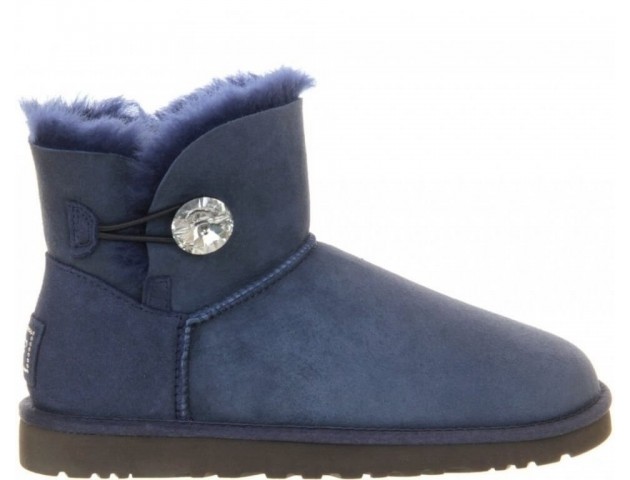 UGG Bailey Button Mini Bling Blue