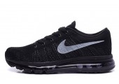 Кроссовки Nike Air Max Flyknit All Black - Фото 4