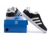 Кроссовки Adidas Gazelle Vintage Leather Black - Фото 3
