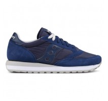 Оригинальные кроссовки Saucony Jazz Original Navy (Код:2044-384s)