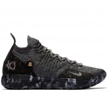 Баскетбольные кроссовки Nike KD 11 Gold Splatter Multi-Color/Metallic Gold