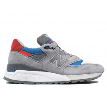 Кроссовки New Balance 998 Grey/Blue/Red