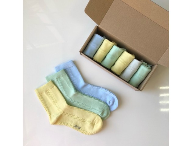 Набор детских носочков Рельефная полоска № 30