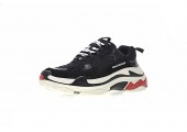 Кроссовки Balenciaga Triple-S Black/White/Red - Фото 2