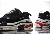 Кроссовки Balenciaga Triple-S Black/White/Red - Фото 9