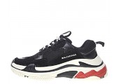 Кроссовки Balenciaga Triple-S Black/White/Red - Фото 1