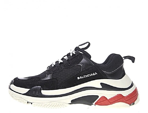Кроссовки Balenciaga Triple-S Black/White/Red