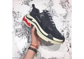Кроссовки Balenciaga Triple-S Black/White/Red - Фото 7