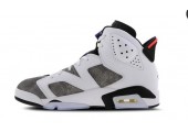 Баскетбольные кроссовки Nike Air Jordan 6 Retro White/Grey - Фото 4