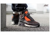 Кроссовки Nike Air Max 90 SneakerBoot Velvet Brown/Hyper Crimson - Фото 4
