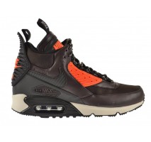 Кроссовки Nike Air Max 90 SneakerBoot Velvet Brown/Hyper Crimson