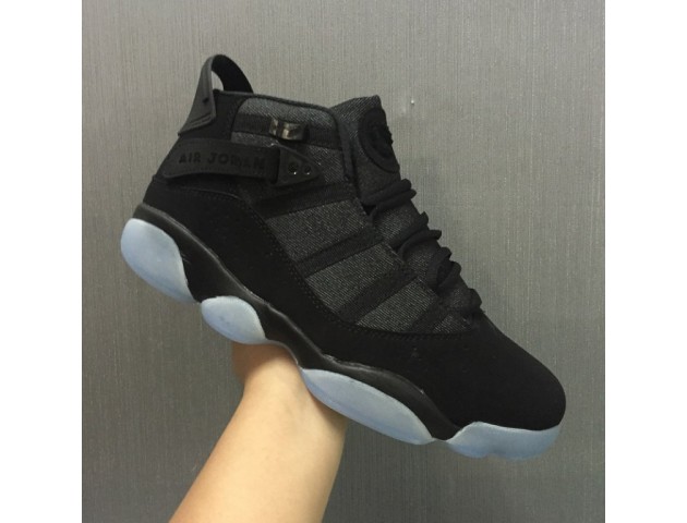Баскетбольные кроссовки Nike Air Jordan 6 Rings Black/White/Black