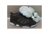 Баскетбольные кроссовки Nike Air Jordan 6 Rings Black/White/Black - Фото 2