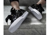 Кроссовки Puma Suede Heart Patent Black - Фото 6