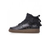 Кроссовки Nike SF Air Force 1 Utility Mid Black/Grey - Фото 1