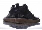 Кроссовки Nike SF Air Force 1 Utility Mid Black/Grey - Фото 2