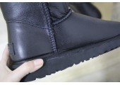 UGG Bailey Button Leather Black - Фото 10