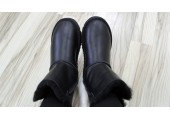 UGG Bailey Button Leather Black - Фото 6