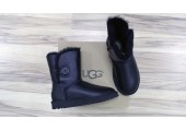 UGG Bailey Button Leather Black - Фото 8
