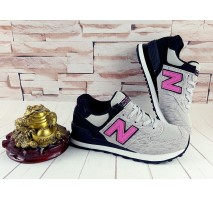 Кроссовки New Balance 574 “Grey/Black/Orange?” 