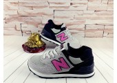 Кроссовки New Balance 574 Grey/Black/Orange? - Фото 6